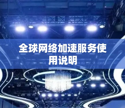 全球网络加速服务使用说明 全球网络加速服务使用说明