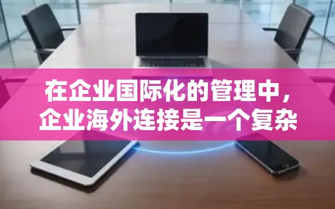 在企业国际化的管理中,企业海外连接是一个复杂而重要的领域,涉及多个环节和策略。以下是对该领域的一些总结和建议,旨在帮助您更好地理解和管理这一过程 在企业国际化的管理中,企业海外连接是一个复杂而重要的领域,涉及多个环节和策略。以下是对该领域的一些总结和建议,旨在帮助您更好地理解和管理这一过程