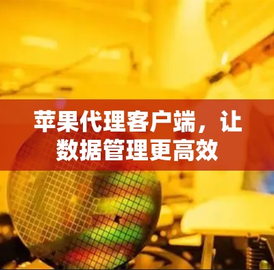 苹果代理客户端,让数据管理更高效 苹果代理客户端,让数据管理更高效